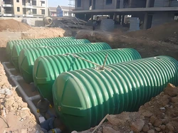 波纹玻璃钢化粪池-yjbh整体化粪池